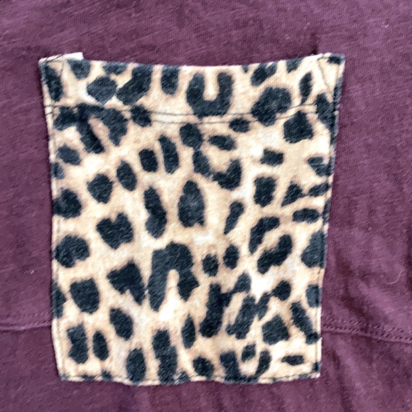 PINK VICTORIA’S SECRET LEOPARD POCKET T-SHIRT - Picture 6 of 10